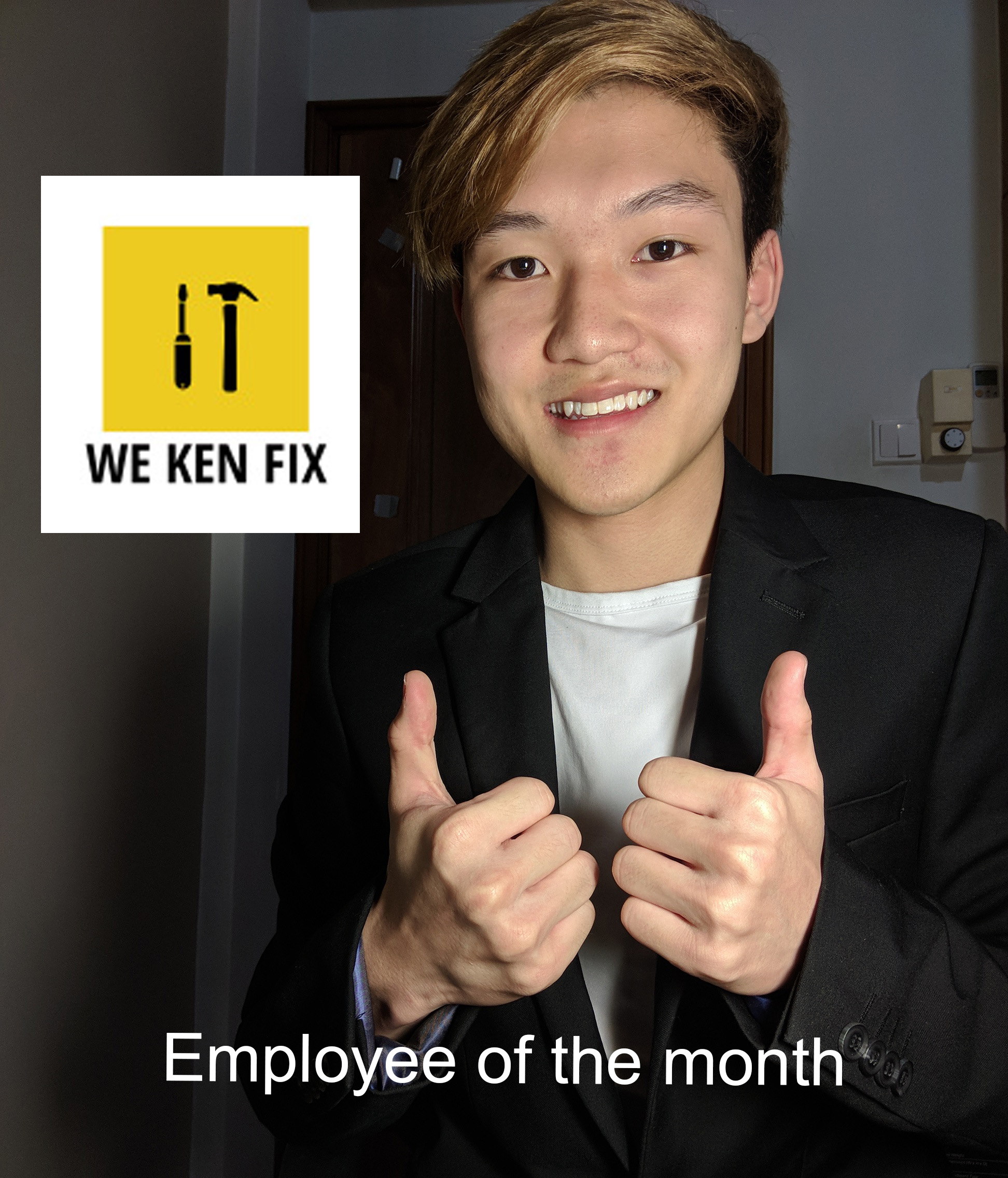 Employee of the month Kenneth